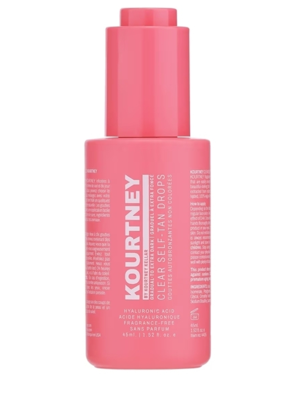 Kourtney Clear Self-Tan Drops Gradual To Extra Dark